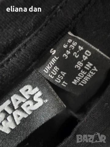 Продавам тениска на Star wars, размер Eur 34-36, снимка 2 - Тениски - 55892547