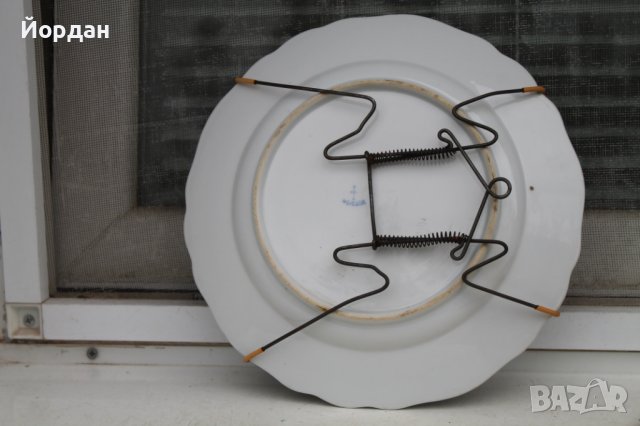 Порцеланова чиния Мейсен, снимка 7 - Чинии - 37074698