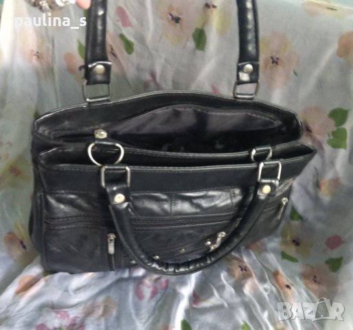 Ергономична дамска чанта от естествена кожа / Турция / турска кожена чанта, снимка 4 - Чанти - 37151724