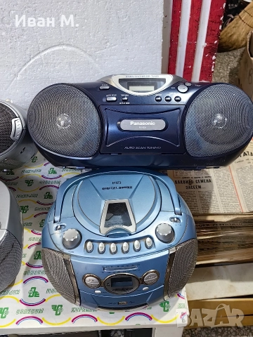 4 броя системи с радио, диск и касетка , снимка 3 - Аудиосистеми - 52747461