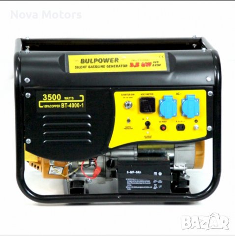 Генератор За Ток 3.5 KW Nova Electric Бензин Монофазен, снимка 4 - Генератори - 39223683