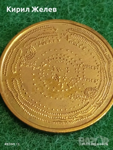 Сувенирна монета СТОУНХЕНДЖ рядка за КОЛЕКЦИЯ ДЕКОРАЦИЯ 53210, снимка 5 - Нумизматика и бонистика - 53151782