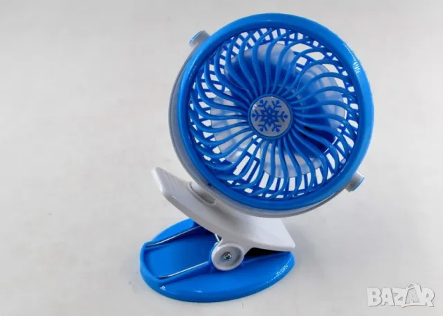 Вентилатор с  USB захранване и щипка за закачане на различни места , снимка 2 - Вентилатори - 50383125