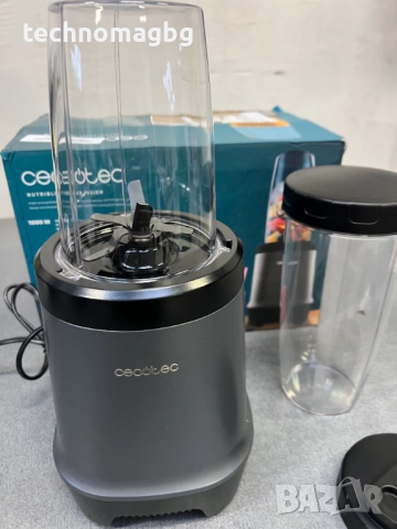 Блендер Cecotec Nutriblender Fusion, 1000W, с два съда – 900мл и 500мл, снимка 4 - Блендери - 52184798