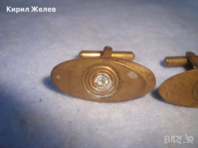 СТАРИННИ БРОНЗОВИ РЕТРО АРТ ДЕКО СТИЛ БУТОНЕЛИ с ЮВЕЛИРНО ФАСЕТИРАНИ ЦИРКОНИ 10075, снимка 9 - Антикварни и старинни предмети - 37610062