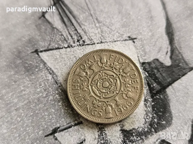Монета - Великобритания - 2 шилинга | 1966г.