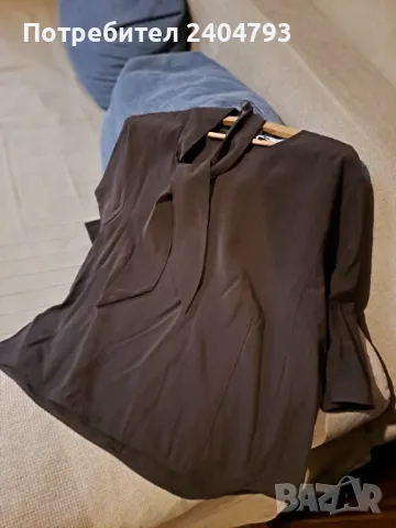 Продавам кафява блуза/риза, марка Zara, нова, с етикет, снимка 6 - Ризи - 49119095