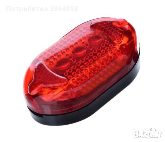 Предна бяла и задна червена LED лампи за колело, снимка 2 - Аксесоари за велосипеди - 42892935