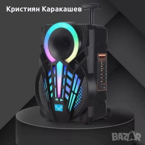 Караоке колона NDR-P08, снимка 4 - Bluetooth тонколони - 42075074