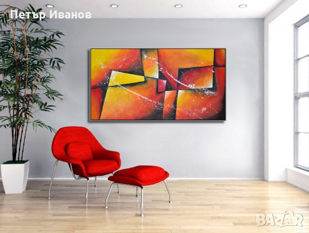 Абстрактни авторски картини ръчно рисувани , снимка 13 - Картини - 31589457