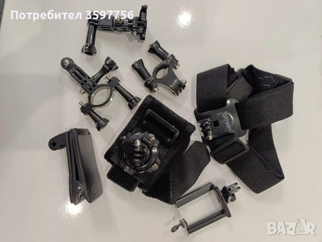GOPRO HERO 10 Black+ 128GB + Full Set Holders, снимка 12 - Камери - 52478030
