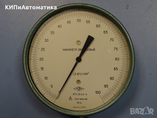 образцов манoметър 1.6 кгс/см2 Ø160 mm, снимка 2 - Други машини и части - 35033562