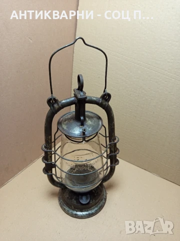 Стара Немска Газова Лампа Фенер FROWO 435.