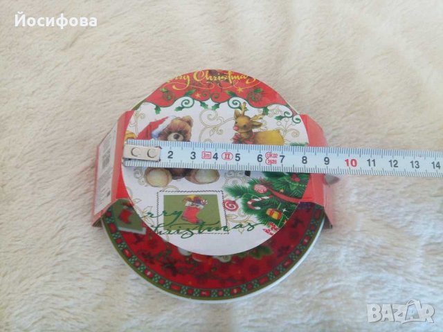 к-т Коледна чаша с чинийка, снимка 3 - Сервизи - 30998674