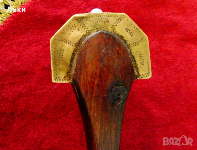 Ханджар,кама с ножница,маркировка на майстора. , снимка 6 - Антикварни и старинни предмети - 51800630