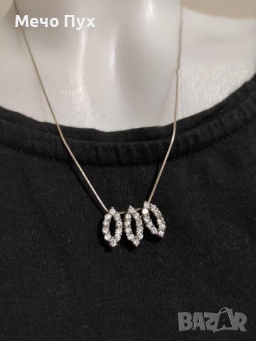 Сребърен синджир с висулка (151)