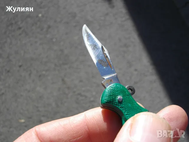 КОЛЕКЦИОНЕРСКО МИНИ ДЖОБНО НОЖЧЕ ПИСТОЛЕТ , снимка 5 - Антикварни и старинни предмети - 48346156