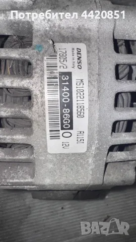 Динамо / Алтернатор за Suzuki Ignis 2005 - MS1022118560 / 31400-86G0, снимка 2 - Части - 49908599