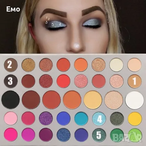 Сенки за очи DNM в 63 цвята hzs172, снимка 3 - Козметика за лице - 47696556