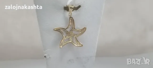 Нова Златна висулка -1,28гр/14кр, снимка 3 - Колиета, медальони, синджири - 47880205