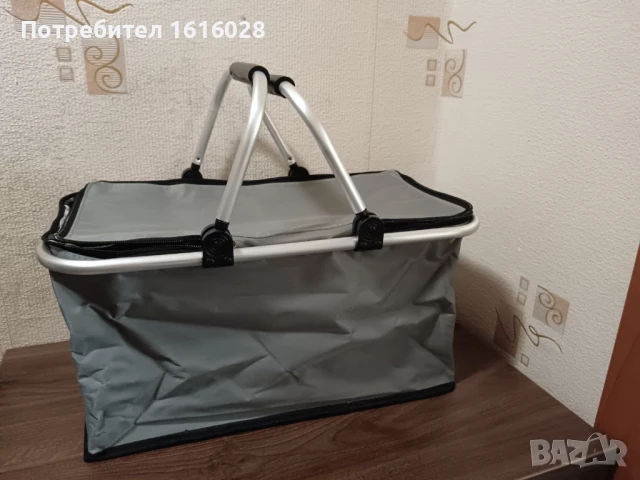 Хладилна чанта Faltbarer Thermo-Einkaufskorb Сгъваема пазарска кошница за пикник плаж