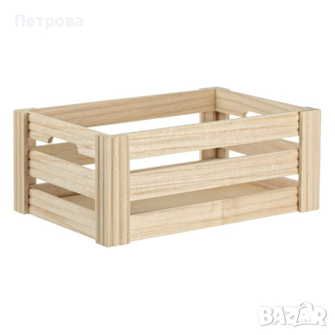 Дървена щайга-30x20x12 см./декоративна дървена щайга