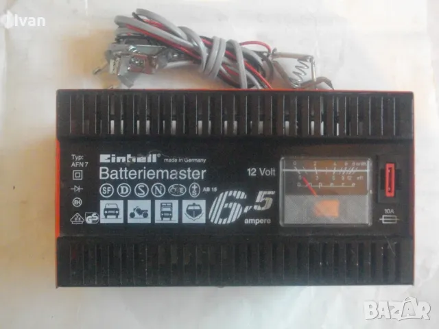 6,5 Ампера 12 Волта Акумулаторно Ел. Зарядно за акумулатори и батерии 6V-12V EINHELL Немско оригинал, снимка 6 - Аксесоари и консумативи - 47758934