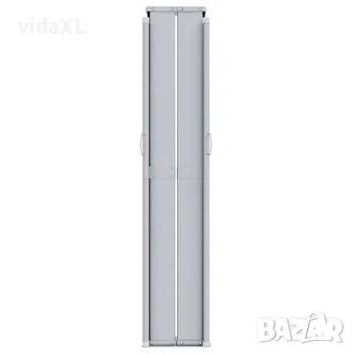 vidaXL Прибираща се странична тента, черна, 180х600 см（SKU:318005）, снимка 4 - Градински мебели, декорация  - 48149669