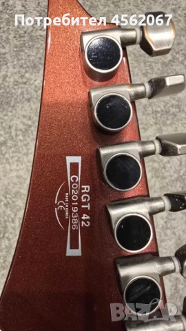 Електрическа китара Ibanez RGT 42, RG, Made in Korea, снимка 6 - Китари - 51337434