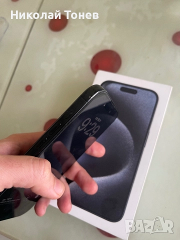iPhone 15 Pro Blue Titanium 128GB, снимка 6 - Apple iPhone - 52462572