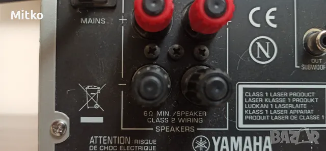 Yamaha модел CRX-M170 стерео ресийвър уредба, снимка 10 - Ресийвъри, усилватели, смесителни пултове - 50200968