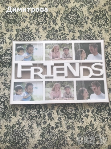 Рамка за снимки с часовник, рамка за снимки Friends  /табло за снимки/, снимка 2 - Картини - 41815100