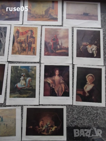 Комплектот 16 бр. репродукции от картинна галерия "Пушкин", снимка 7 - Други - 53934264