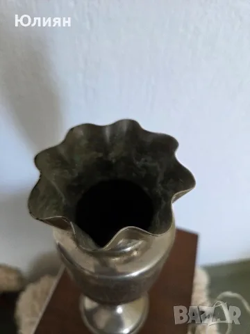 Уникална ваза от Първата световна война (Окопно изкуство / Trench Art) – 1917 г., снимка 6 - Антикварни и старинни предмети - 55736538
