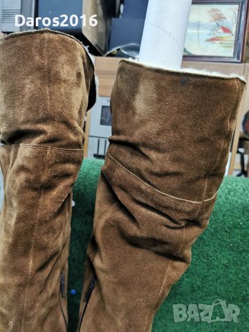 Топли дамски чизми с платформа 37 номер , снимка 5 - Дамски ботуши - 38671408