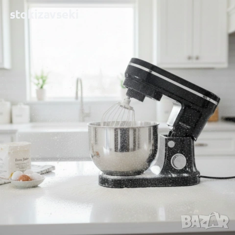 Кухненски робот Michelino 3в1: Планетарен миксер, блендер и месомелачка за лесно и бързо готвене, снимка 6 - Други - 54114131