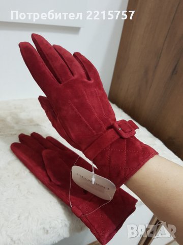 Ръкавици от естествена кожа и велур. Италия., снимка 2 - Ръкавици - 39591031