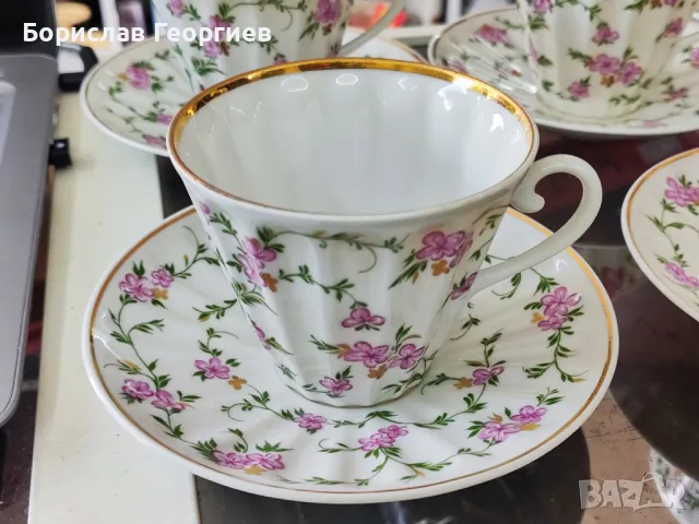 Руски порцелан чаши за кафе ЛФЗ , снимка 2 - Колекции - 50253746
