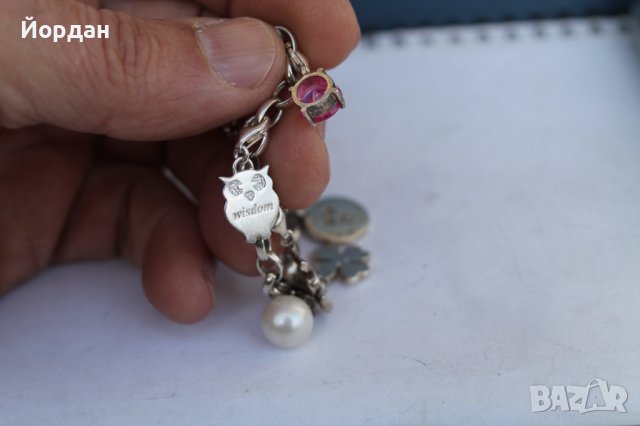 Стара сребърна дамска гривна''Tomas Sabo'', снимка 9 - Антикварни и старинни предмети - 38990301