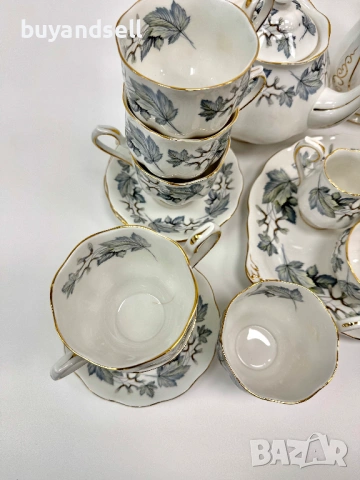 Колекционерски сервиз Royal Albert, Silver Maple, снимка 13 - Сервизи - 53350106