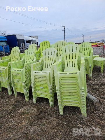 Пластмасови маси и столове подходящи за тераса или градина