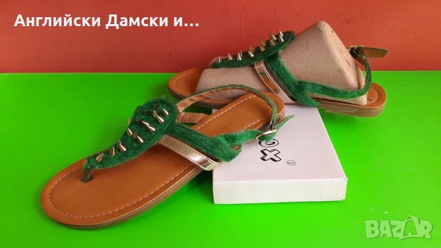 Английски дамски сандали, снимка 2 - Сандали - 29393790