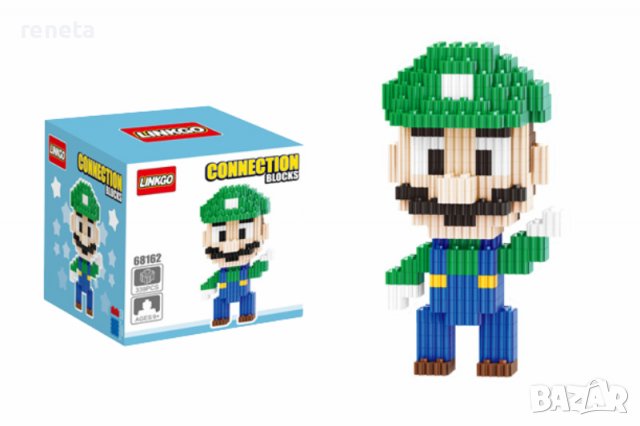 Конструктор Super Mario, Luigi, 339 части, снимка 1 - Конструктори - 39037318