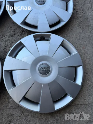 4 броя оригинални тасове за Audi 16, снимка 2 - Аксесоари и консумативи - 55731320