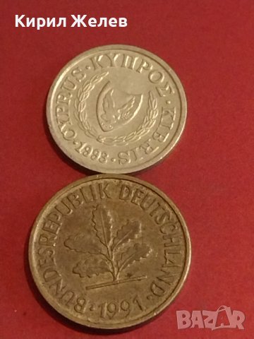 Лот монети от цял свят 10 броя КИПЪР,ХОНГ КОНГ, КИТАЙ ЗА КОЛЕКЦИЯ ДЕКОРАЦИЯ 40485, снимка 9 - Нумизматика и бонистика - 44385586