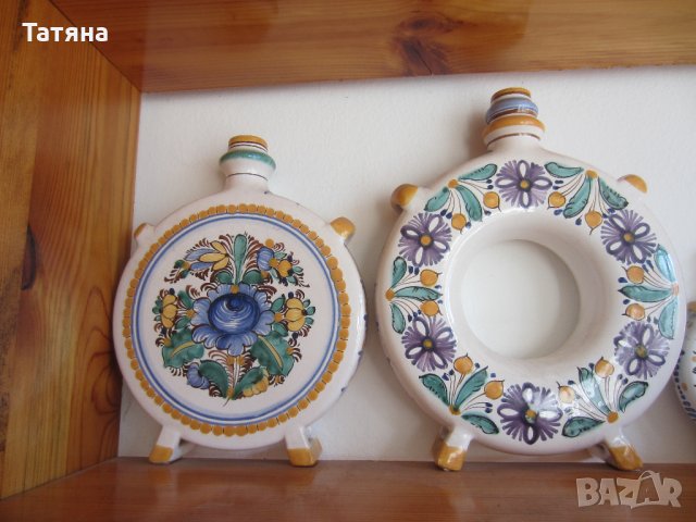 КЕРАМИКА - СТАРА  МАЙОЛИКА -ОТ ЧЕХИЯ  " HODOVIA "  , снимка 5 - Декорация за дома - 31864579