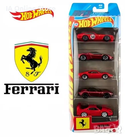 Hot Wheels Ferrari 5-Pack