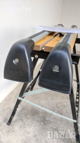 Mazda 5 CW Оригинален багажник за покрив (напречни греди, релси, рейлинг) , снимка 8 - Аксесоари и консумативи - 54039967