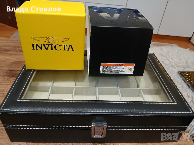 Кутия за 12 часовника + INVICTA