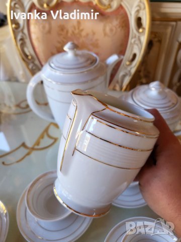 Френски сервиз за кафе LIMOGES , снимка 6 - Сервизи - 42781975